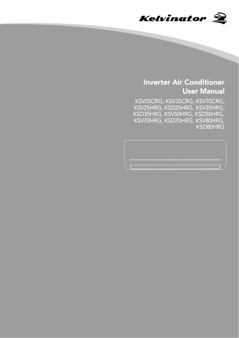 Image de la première page du manuel de l'appareil KSD80HRG