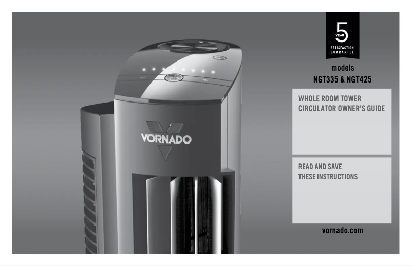 Página 1 del manual Manual de usuario Vornado NGT335