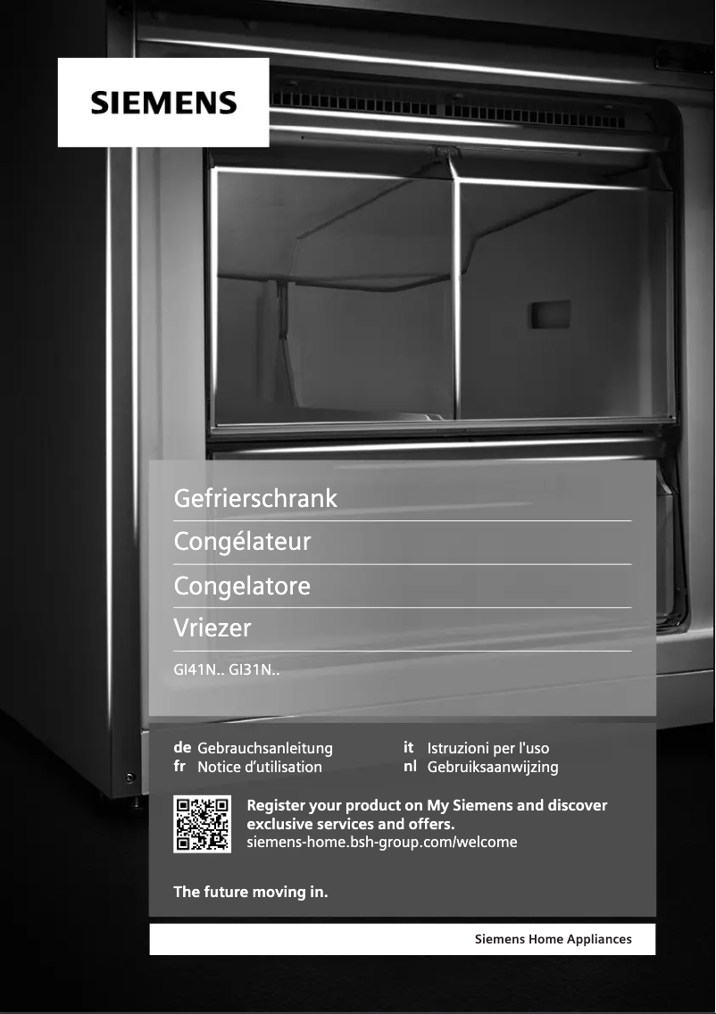 Page 1 de la notice Manuel utilisateur Siemens GI41NACE0