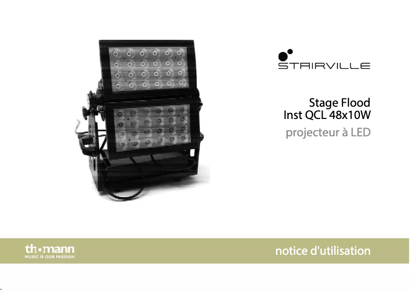 Page n°1 - Manuel utilisateur Stairville Stage Flood 48x10W