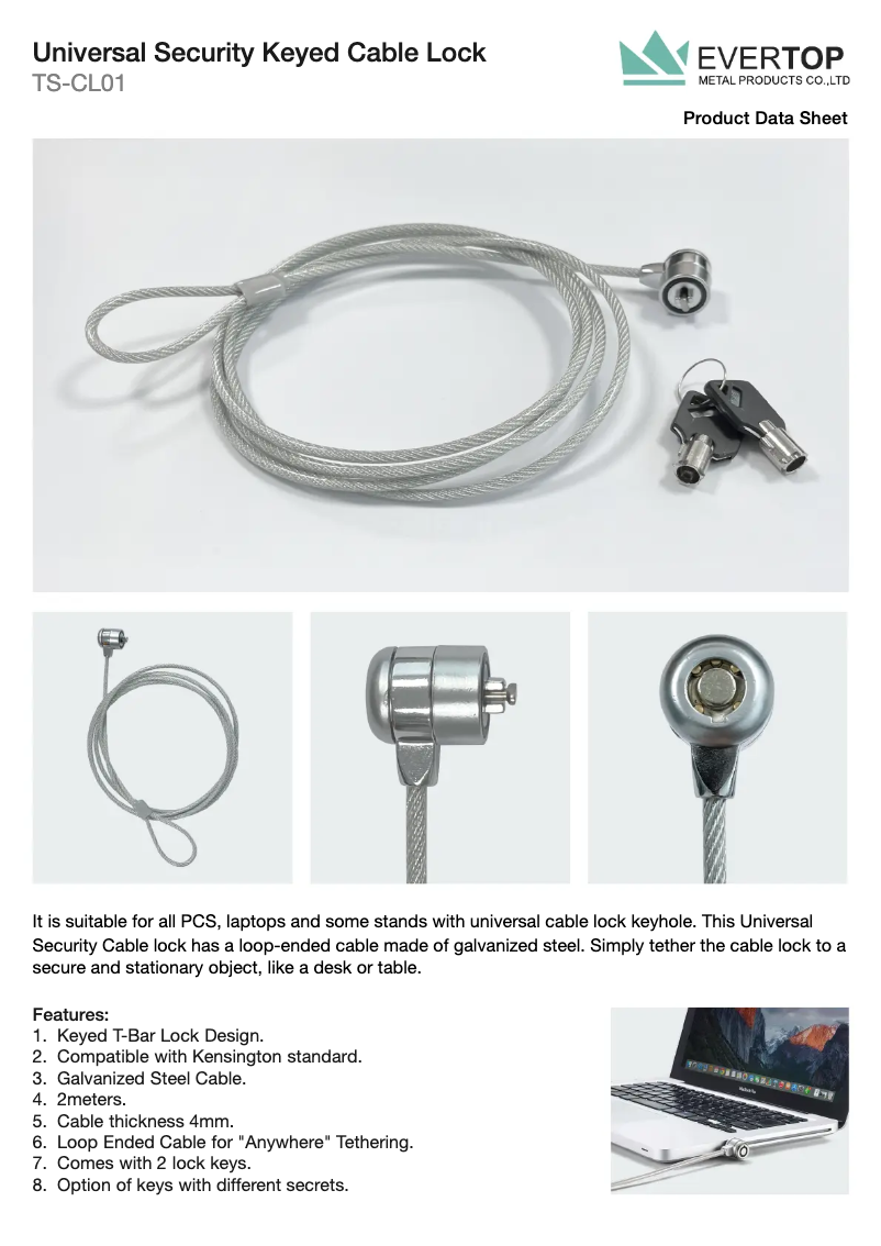 Image de la première page du manuel de l'appareil TS-CL01