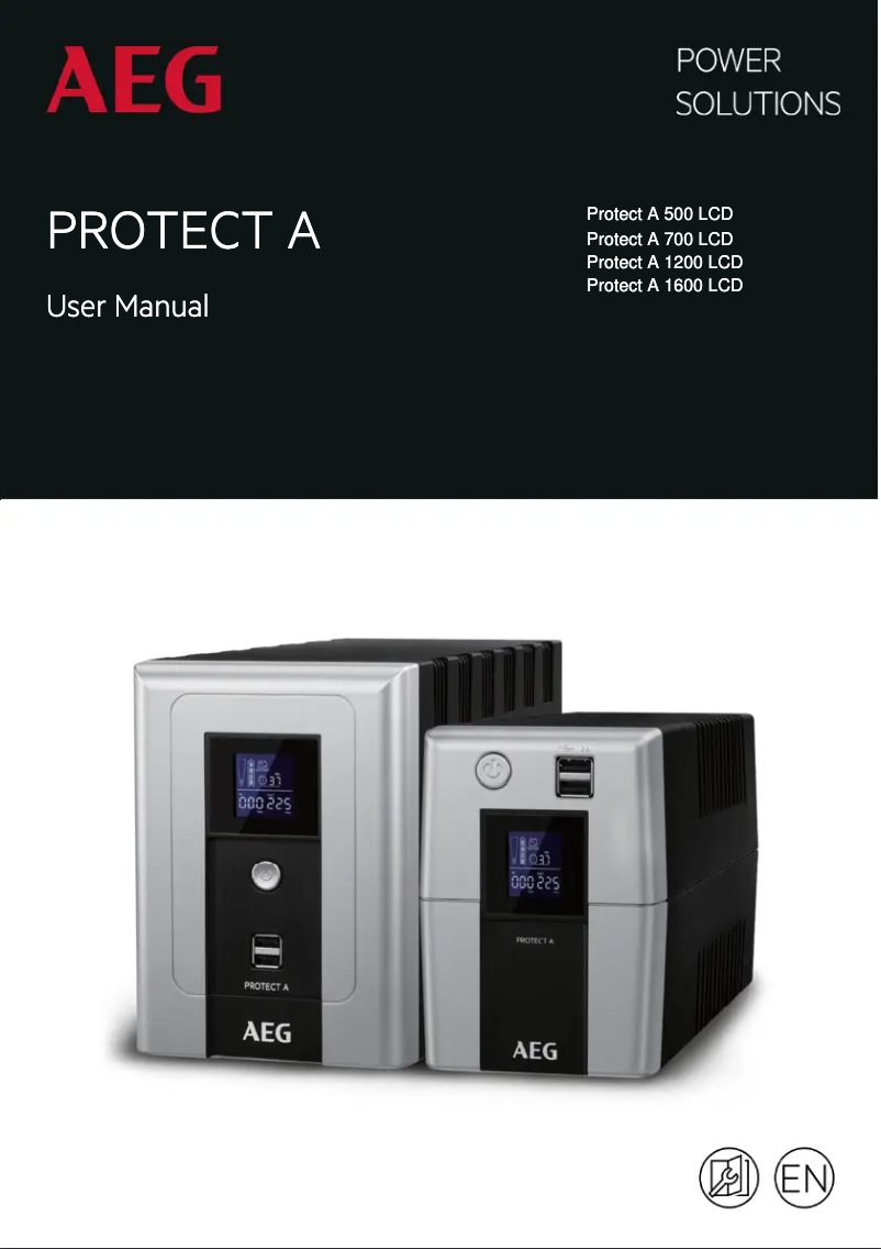 Page n°1 - Manuel utilisateur AEG Protect A 700 LCD