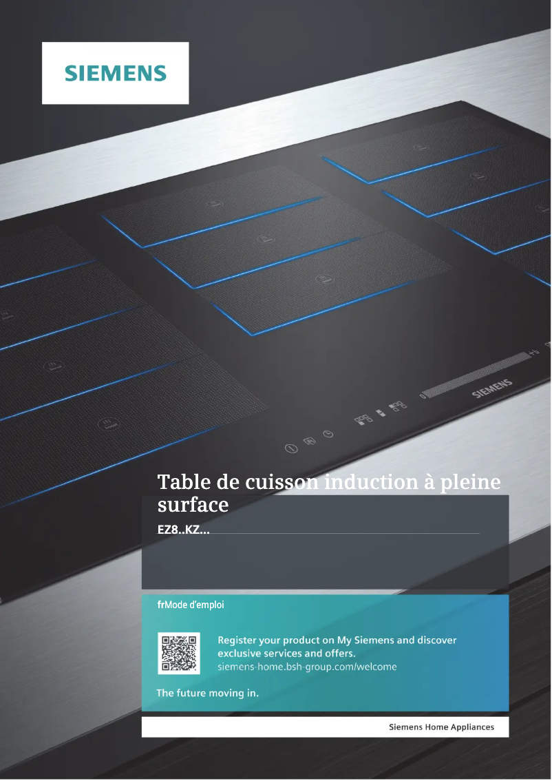 Page 1 de la notice Manuel utilisateur Siemens EZ877KZY1E