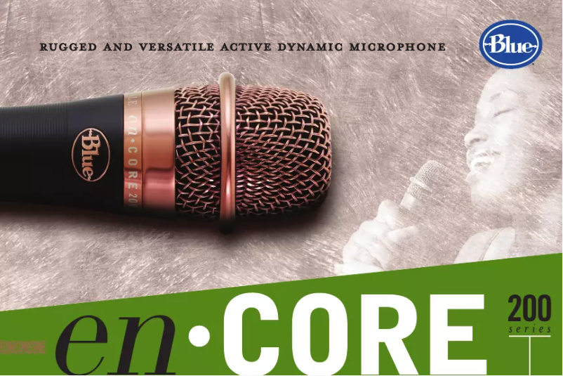 Page n°1 - Manuel utilisateur Blue Microphones Encore 200