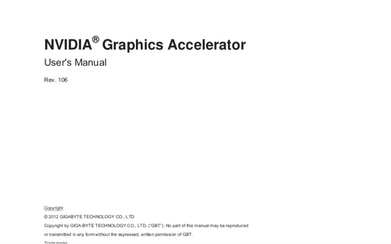 Image de la première page du manuel de l'appareil GeForce GTX 1050 Ti OC 4G
