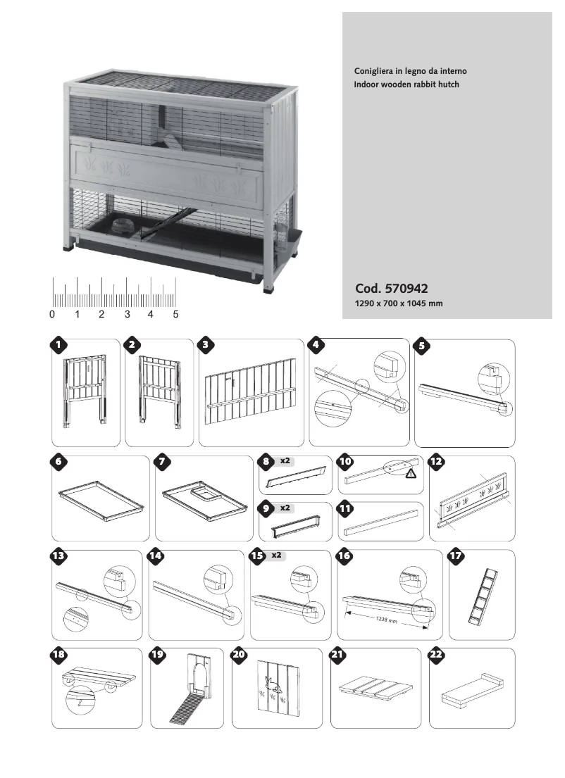 Page n°1 - Manuel utilisateur Ferplast Cottage Large