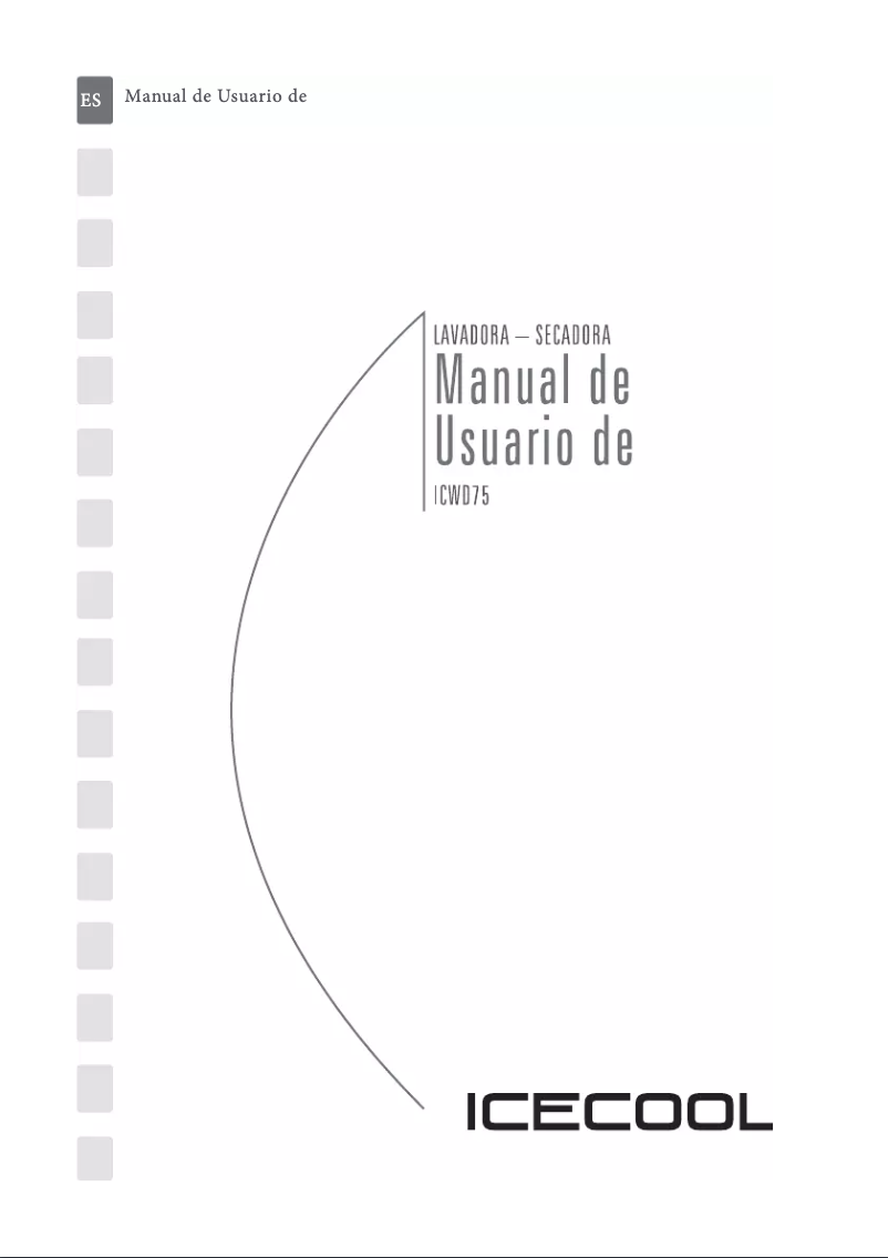 Page 1 de la notice Manuel utilisateur Icecool ICWD75