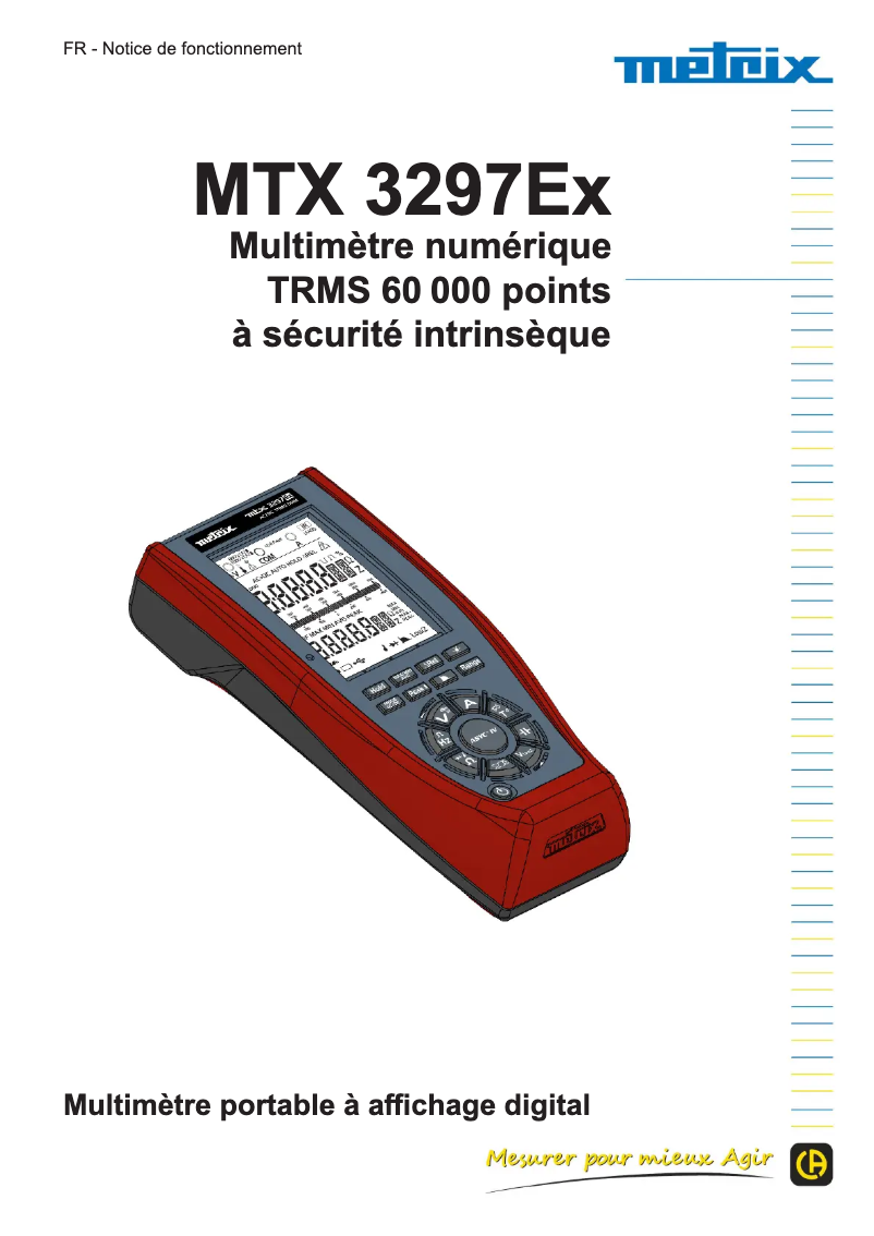 Página 1 del manual Manual de usuario Metrix MTX 3297