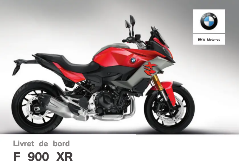 Page 1 de la notice Manuel utilisateur BMW F 900 XR (2019)