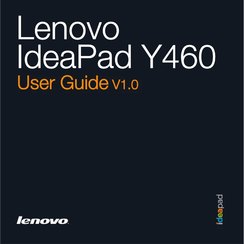 Page n°1 - Manuel utilisateur Lenovo IdeaPad Y460