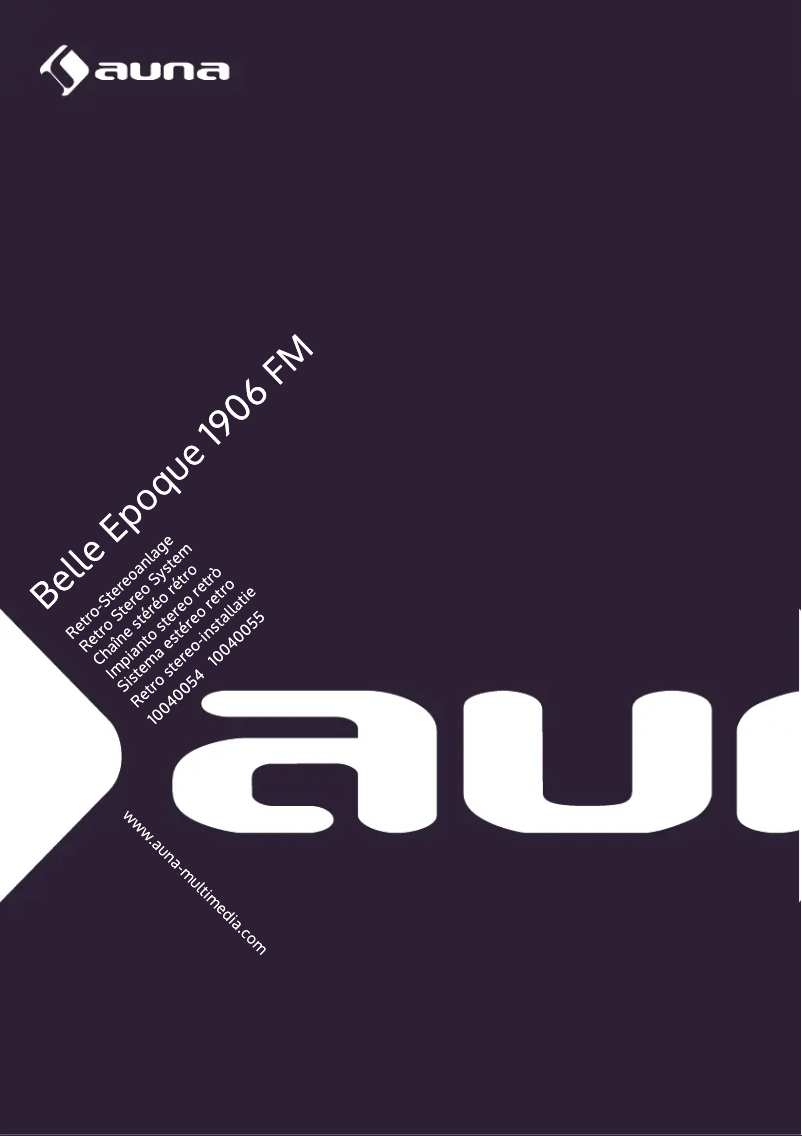 Imagen de la primera página del manual del dispositivo Belle Epoque 1906