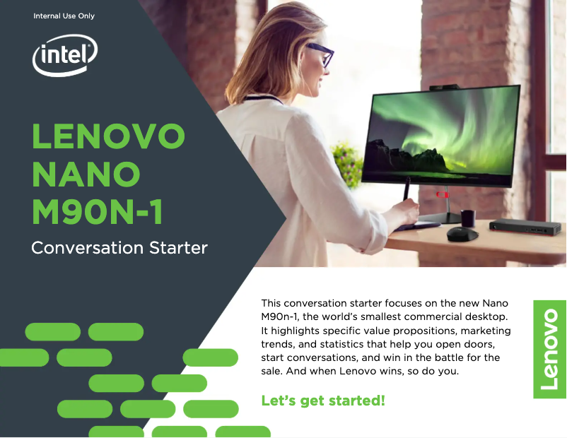 Page n°1 - Brochure Lenovo ThinkCentre M90n-1