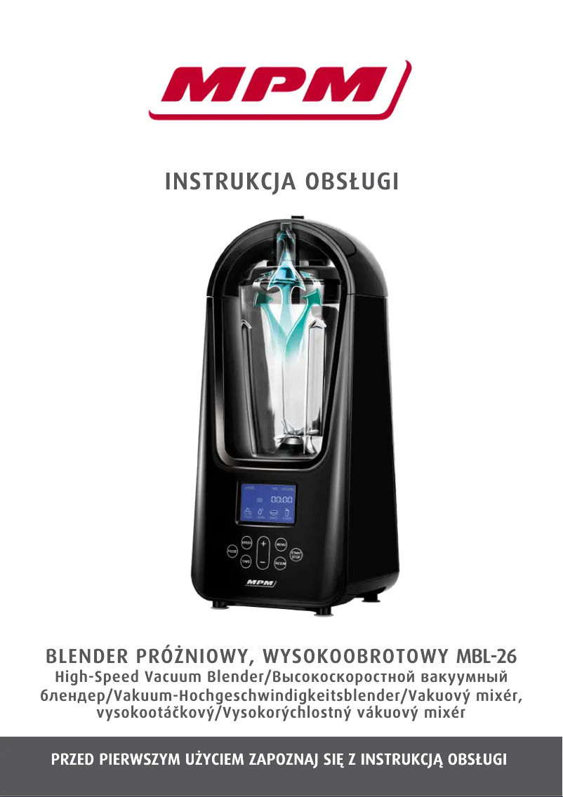 Página 1 del manual Manual de usuario MPM MBL-26