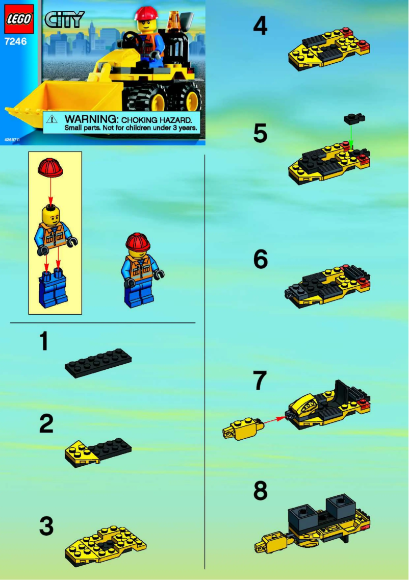Page 1 of the manual User Manual Lego City 7246