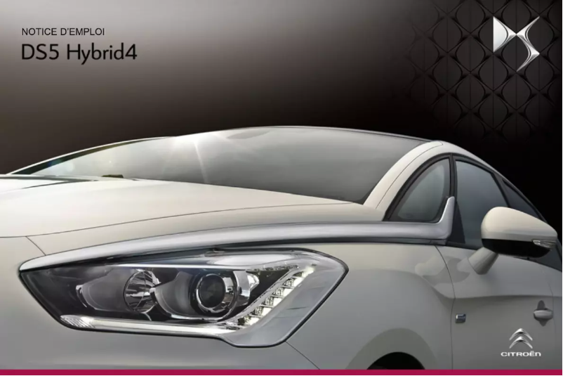Page 1 de la notice Manuel utilisateur Citroën DS5 Hybrid4 (2013)
