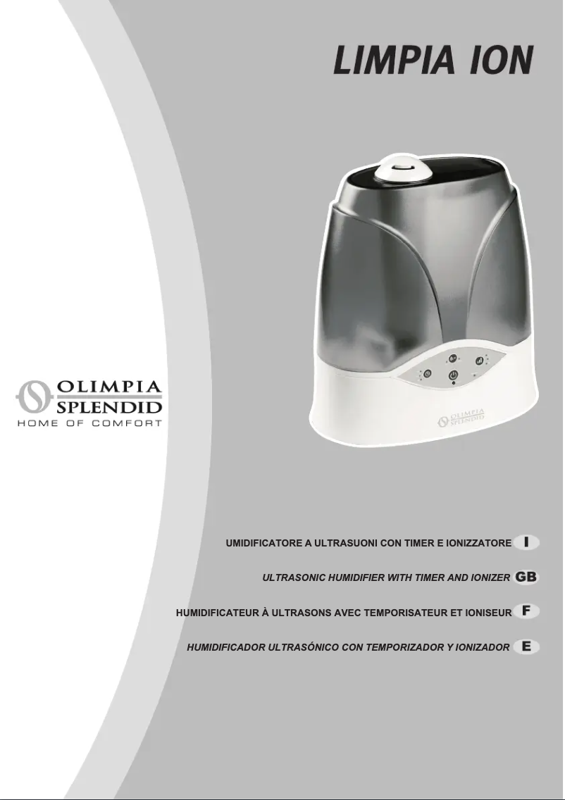 Página 1 del manual Manual de usuario Olimpia Splendid Limpia ion