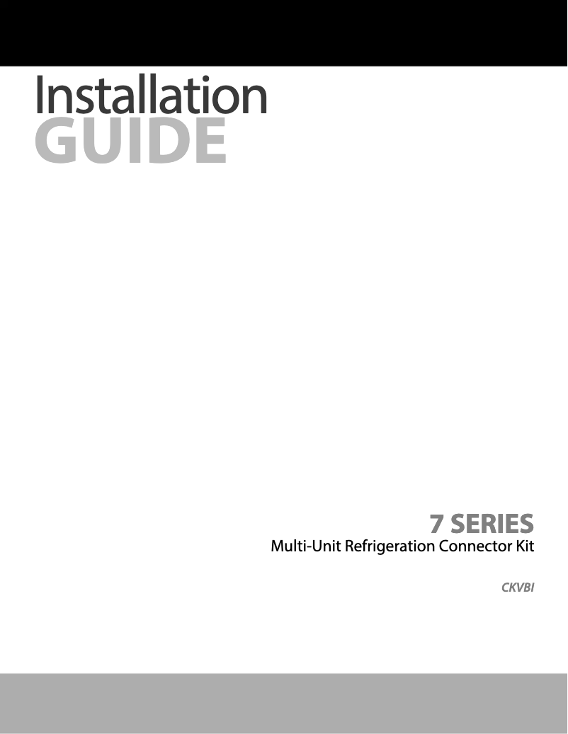 Page 1 de la notice Guide d'installation Viking VBI7360WLWH