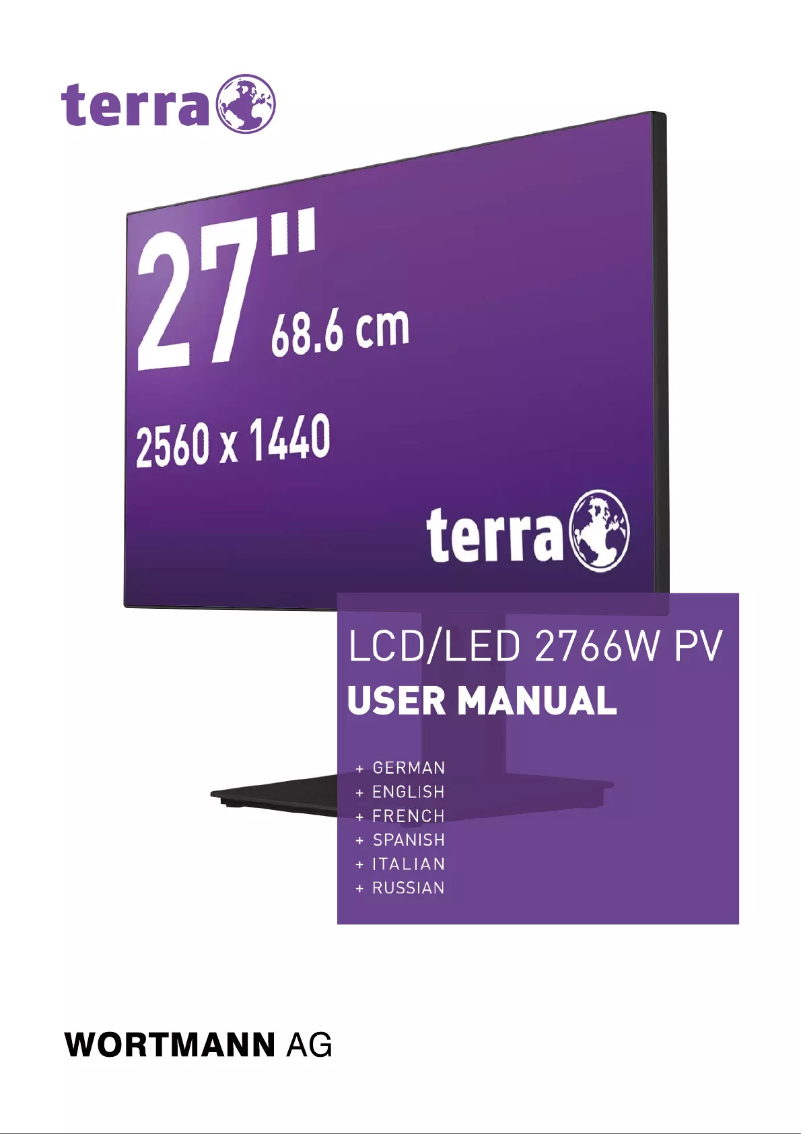 Page n°1 - Manuel utilisateur Wortmann AG TERRA 2766W PV