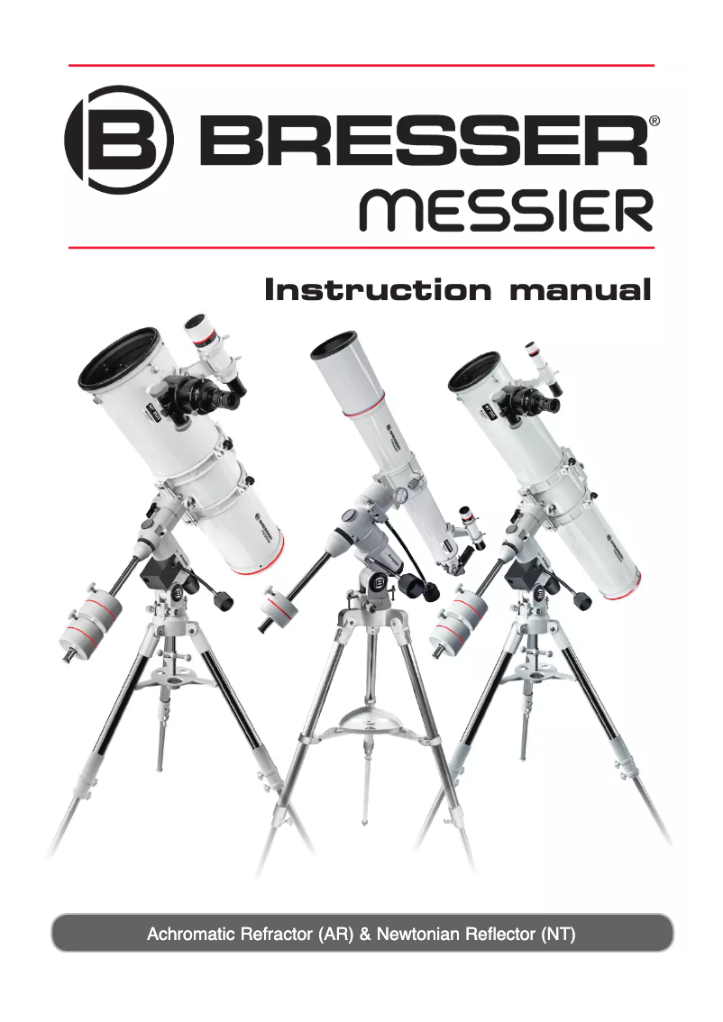 Page n°1 - Manuel utilisateur Bresser Messier AR-102/1000 EXOS-2 GoTo