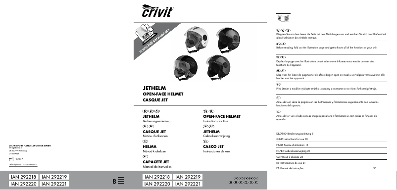 Page n°1 - Manuel utilisateur Crivit IAN 306771