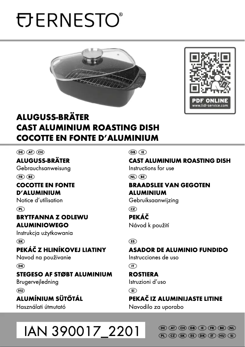 Page 1 de la notice Manuel utilisateur Ernesto IAN 89368