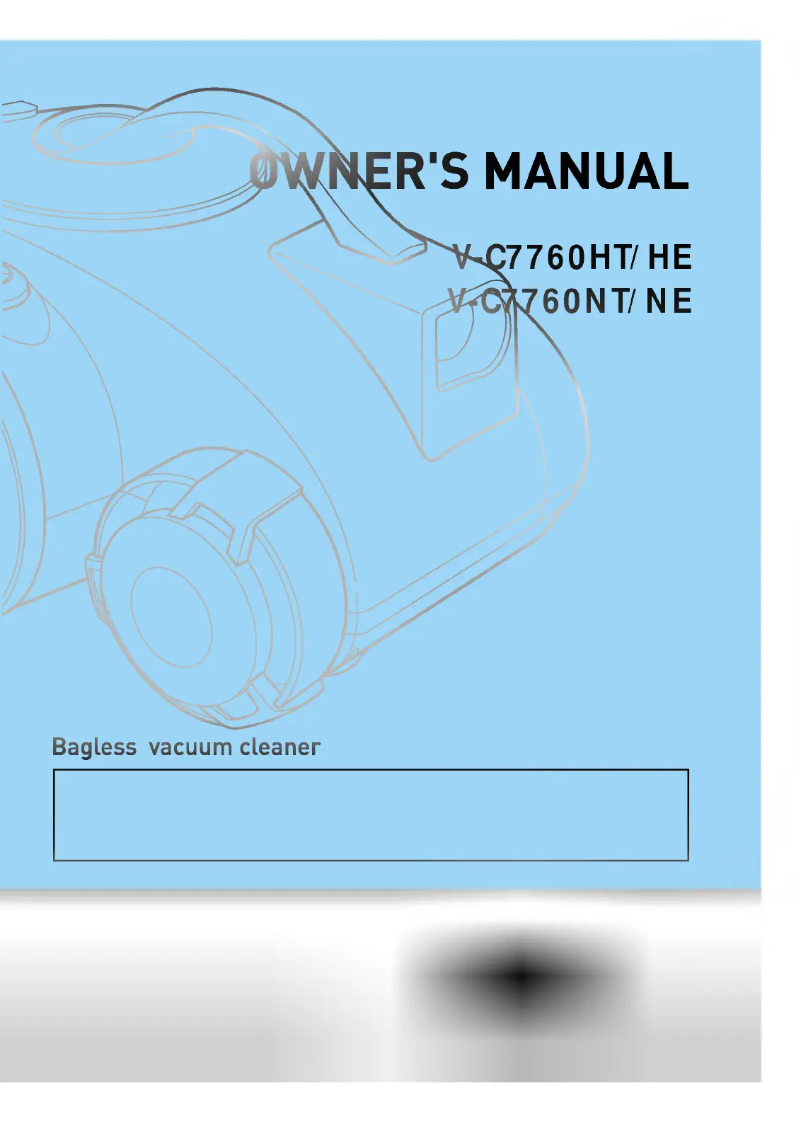Page 1 de la notice Manuel utilisateur LG V-C7760HTR