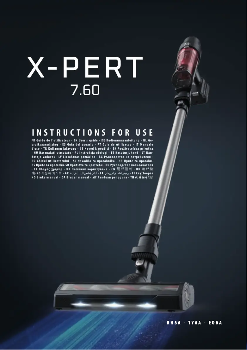 Página 1 del manual Manual de usuario OBH Nordica X-pert 7.60