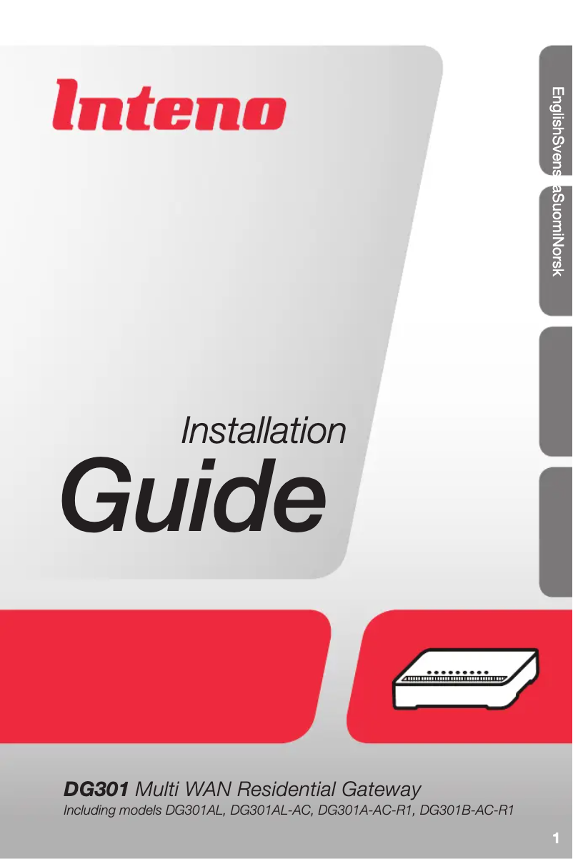 Page n°1 - Manuel utilisateur Genexis DG301