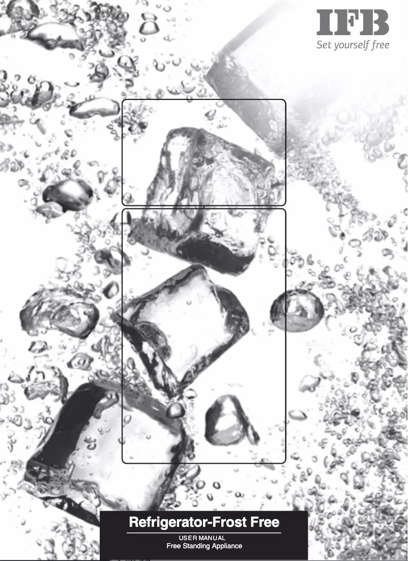 Image de la première page du manuel de l'appareil IFBFF-2903IBSU