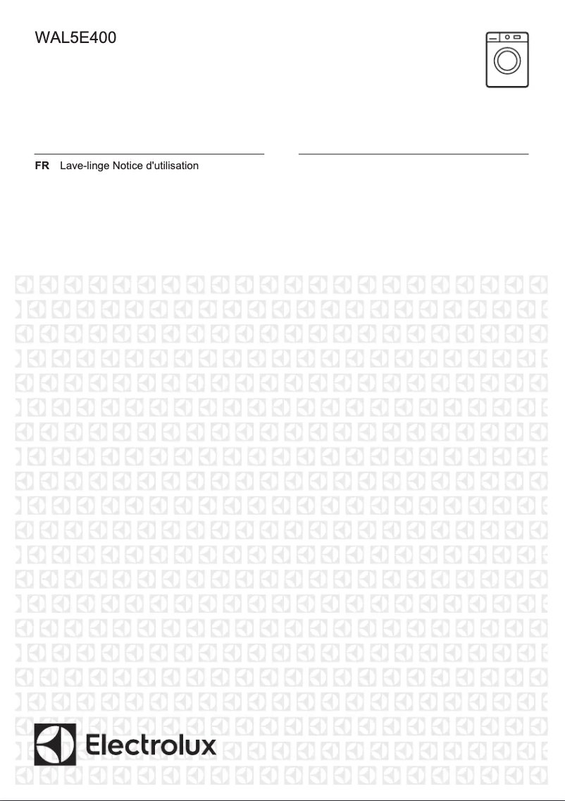 Page n°1 - Manuel utilisateur Electrolux WAL5E400