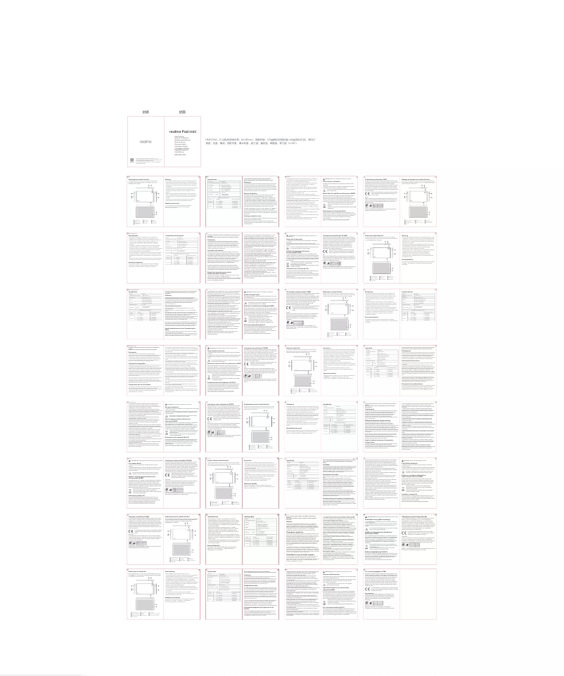 Page n°1 - Manuel utilisateur Realme RMP2106