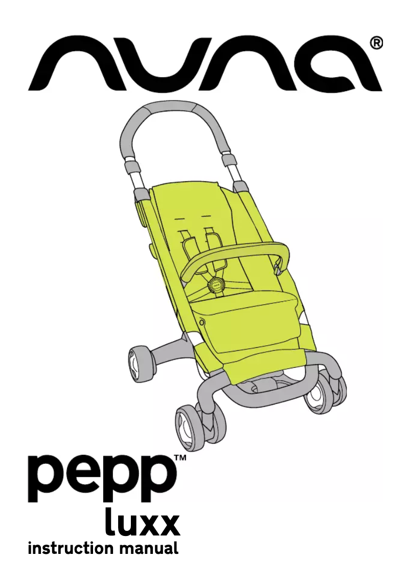 Página 1 del manual Manual de usuario Nuna PEPP Luxx