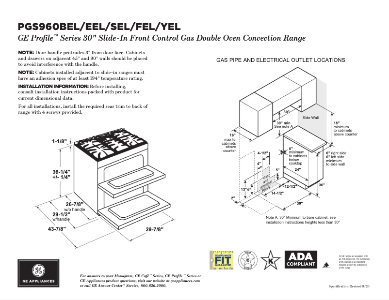 Imagen de la primera página del manual del dispositivo PGS960BELTS