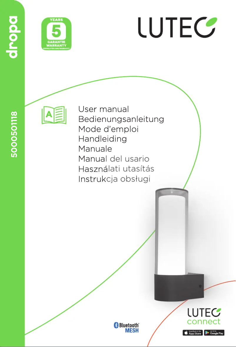 Image de la première page du manuel de l'appareil Dropa