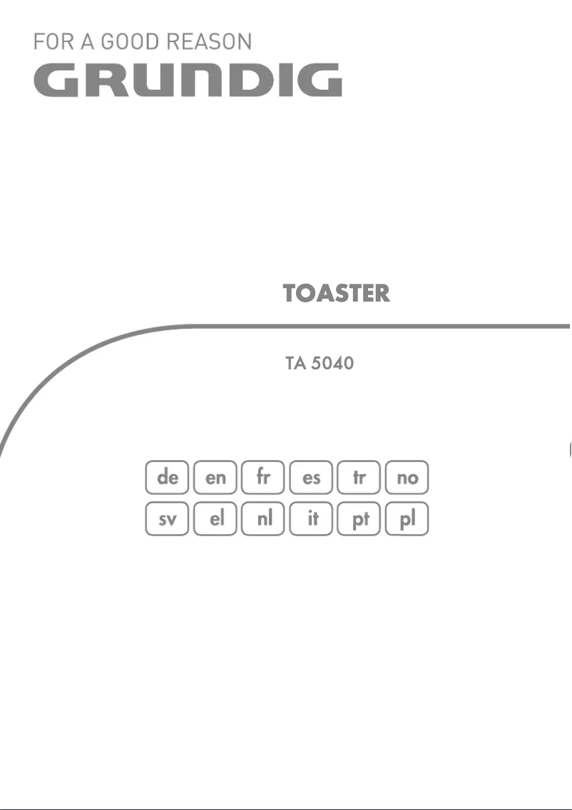 Page 1 de la notice Manuel utilisateur Grundig TA 5040