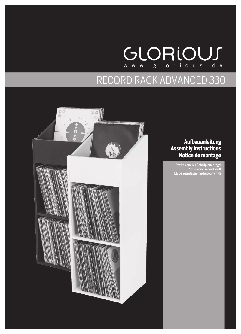 Page 1 de la notice Manuel utilisateur Glorious Record Rack 330