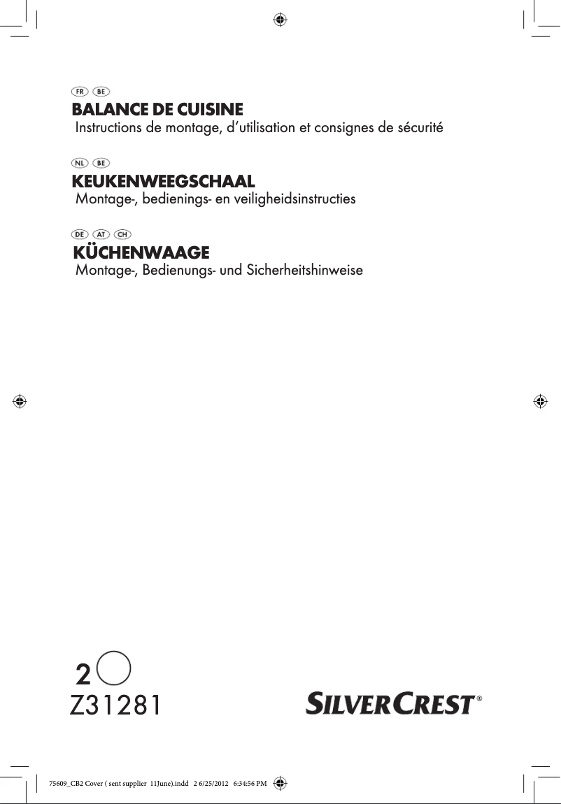 Page 1 de la notice Manuel utilisateur SilverCrest Z31281