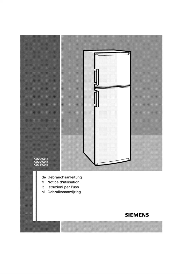 Image de la première page du manuel de l'appareil KD33VX45