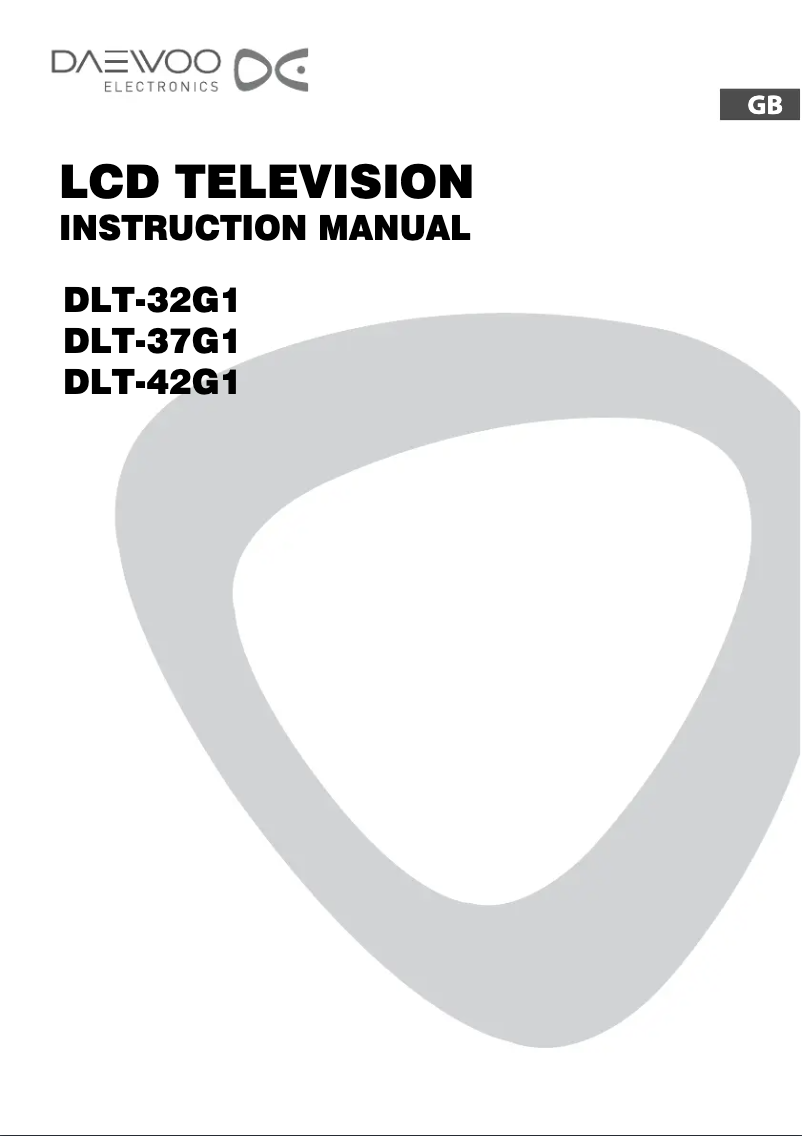 Page n°1 - Manuel utilisateur Daewoo DLT-32G1