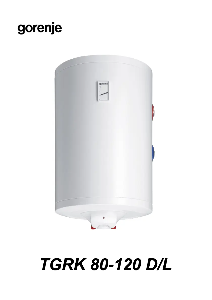 Page n°1 - Manuel utilisateur Gorenje TGRK80LNG