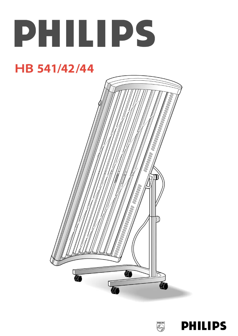 Page n°1 - Manuel utilisateur Philips HB 541