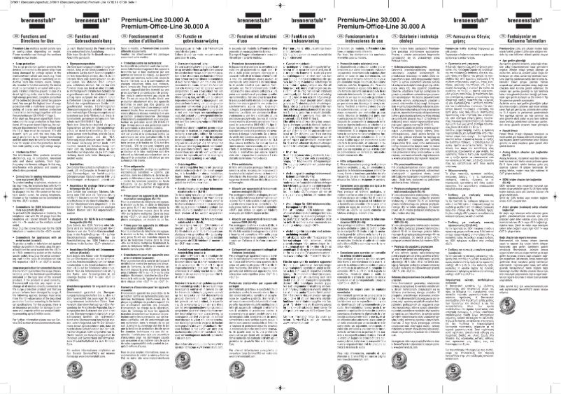 Page 1 de la notice Manuel utilisateur Brennenstuhl Premium-Line TV