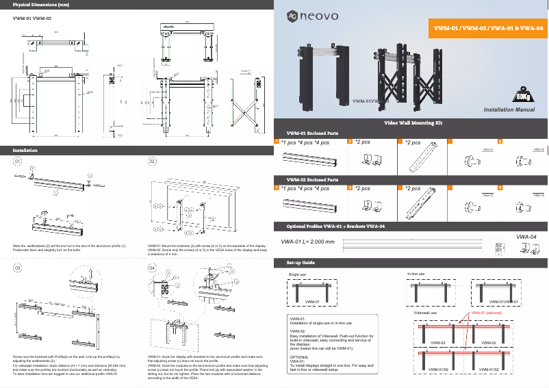 Image de la première page du manuel de l'appareil VWA-04