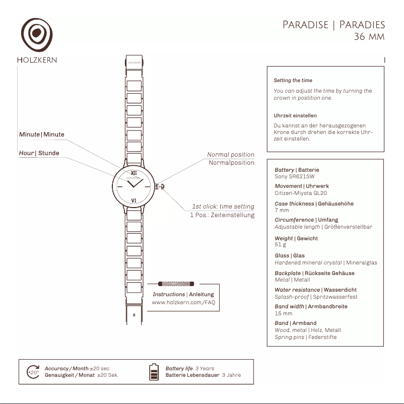 Imagen de la primera página del manual del dispositivo Samui