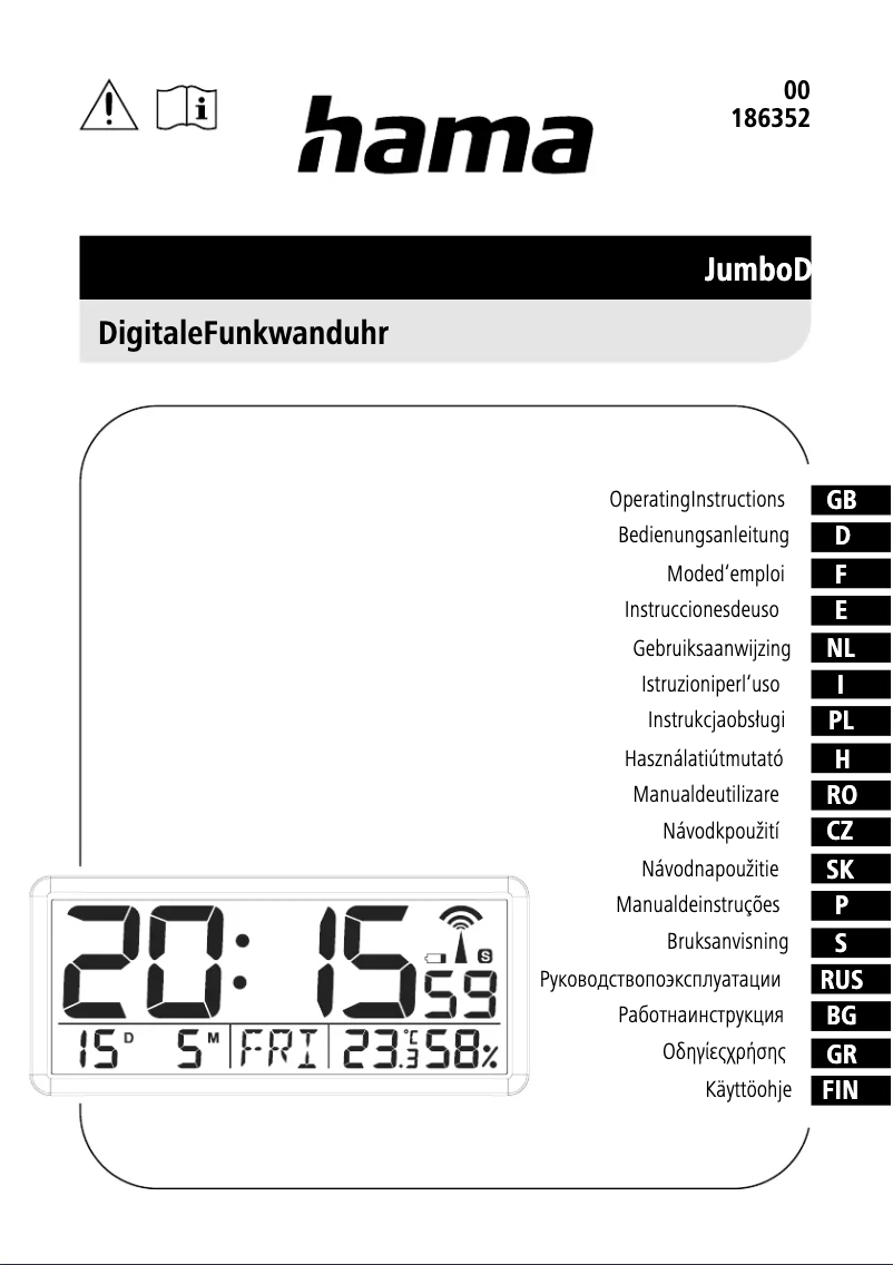 Page n°1 - Manuel utilisateur Hama 113959