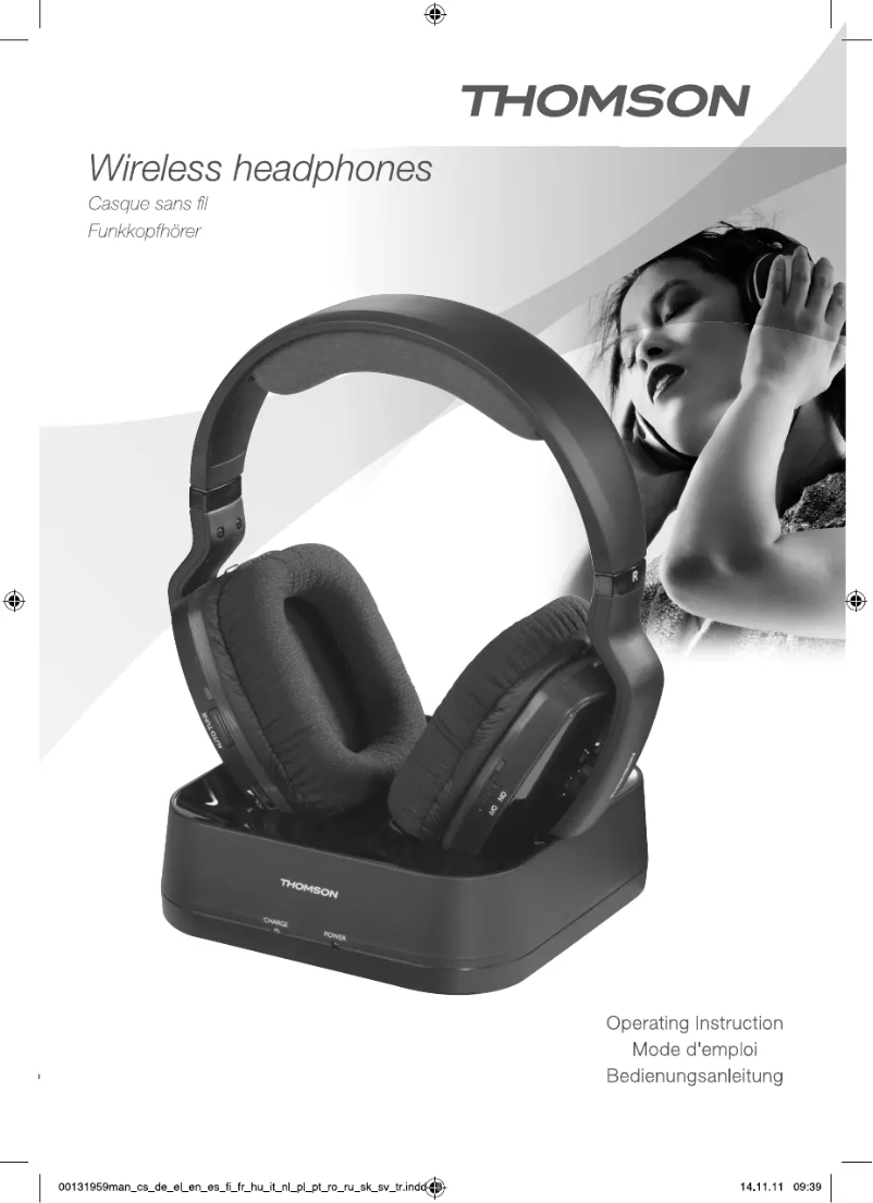 Image de la première page du manuel de l'appareil WHP3311BK