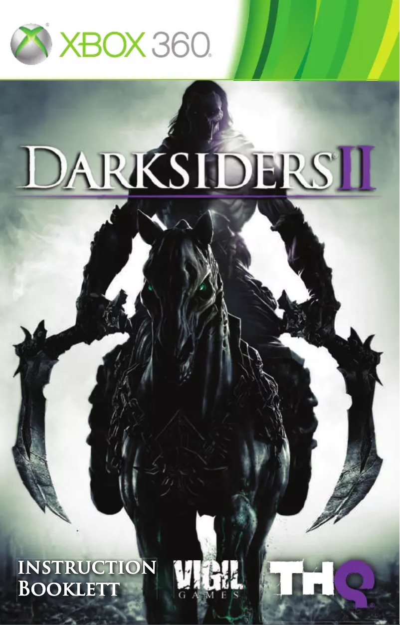 Page 1 of the manual User Manual Microsoft Darksiders II (Xbox 360)