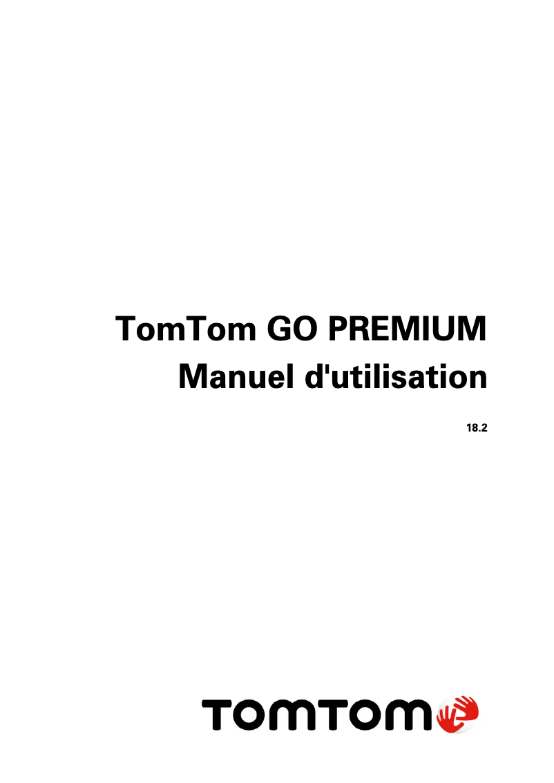 Page 1 de la notice Manuel utilisateur TomTom GO Premium