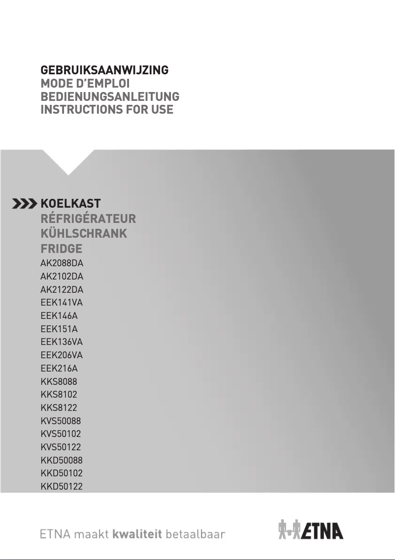 Image de la première page du manuel de l'appareil AK2122DA