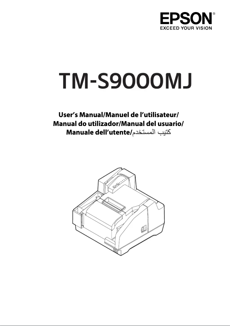 First page image of the manual for TM-S9000